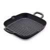 Bobby Flay Cast Iron 11" Square Grill Pan In Black