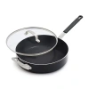 Bobby Flay Ceramic Non-stick 4.5-qt. Saute Pan In Black
