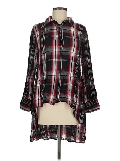 Pre-owned Bobeau 3/4 Sleeve Blouse In Black