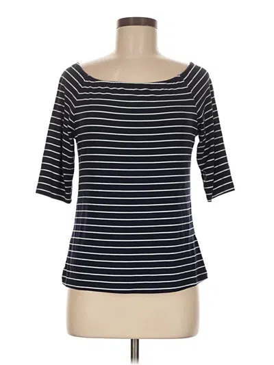 Pre-owned Bobeau 3/4 Sleeve T-shirt In Black