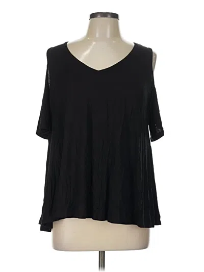 Pre-owned Bobeau 3/4 Sleeve T-shirt In Black