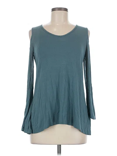 Pre-owned Bobeau 3/4 Sleeve T-shirt In Teal