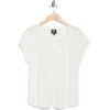 Bobeau Cap Sleeve Top In Yellow