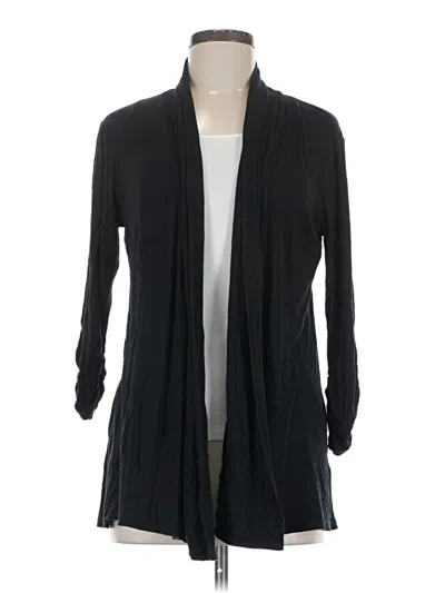 Pre-owned Bobeau Cardigan Sweater In Black