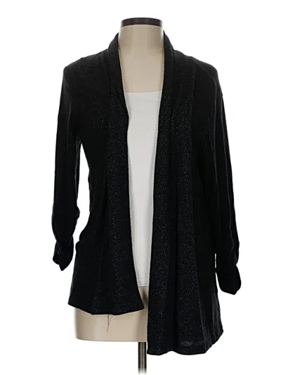 Pre-owned Bobeau Cardigan Sweater In Black