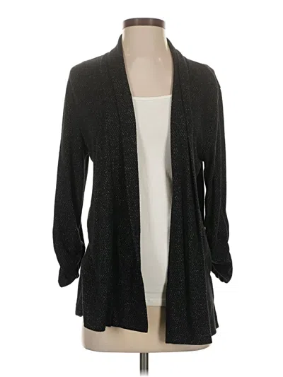 Pre-owned Bobeau Cardigan Sweater In Black