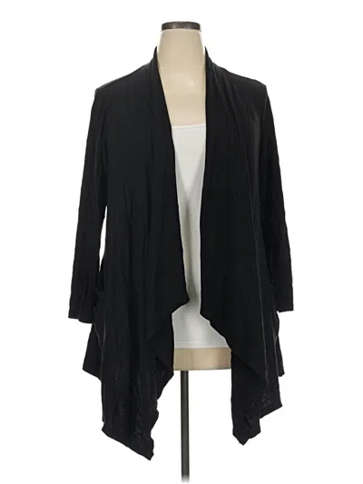 Pre-owned Bobeau Cardigan Sweater In Black