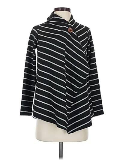 Pre-owned Bobeau Cardigan Sweater In Black