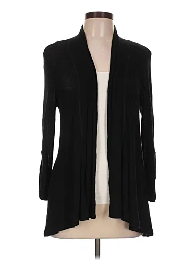 Pre-owned Bobeau Cardigan Sweater In Black