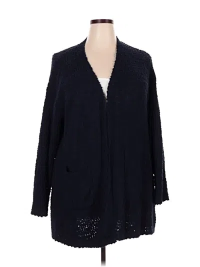 Pre-owned Bobeau Cardigan Sweater In Blue