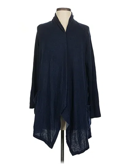 Pre-owned Bobeau Cardigan Sweater In Blue