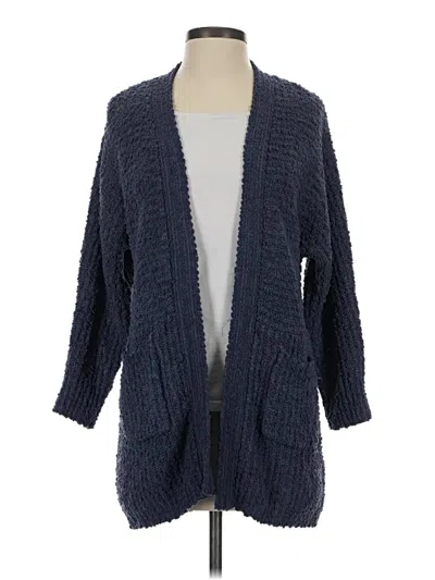 Pre-owned Bobeau Cardigan Sweater In Blue