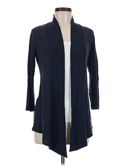 Pre-owned Bobeau Cardigan Sweater In Blue