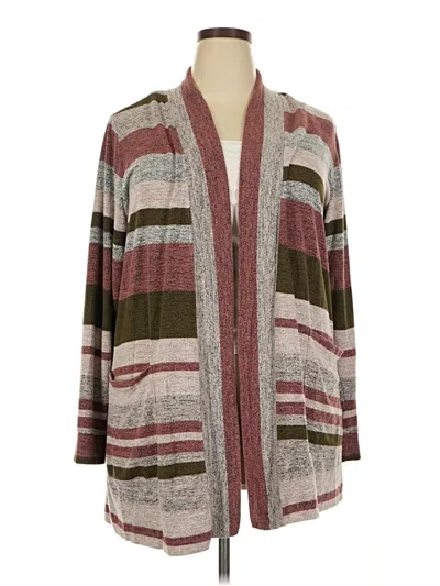 Pre-owned Bobeau Cardigan Sweater In Brown