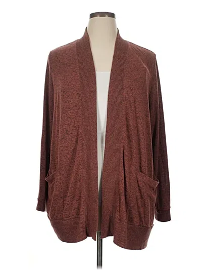 Pre-owned Bobeau Cardigan Sweater In Brown