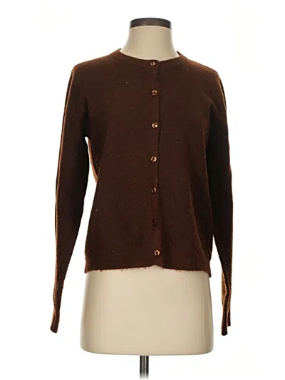 Pre-owned Bobeau Cardigan Sweater In Brown