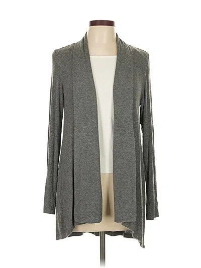 Pre-owned Bobeau Cardigan Sweater In Gray