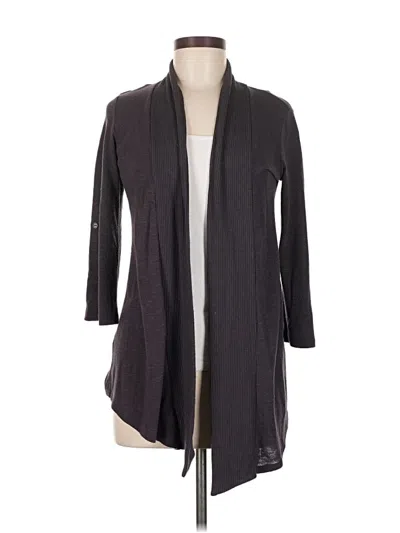 Pre-owned Bobeau Cardigan Sweater In Gray