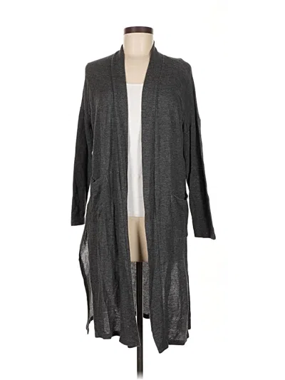 Pre-owned Bobeau Cardigan Sweater In Gray