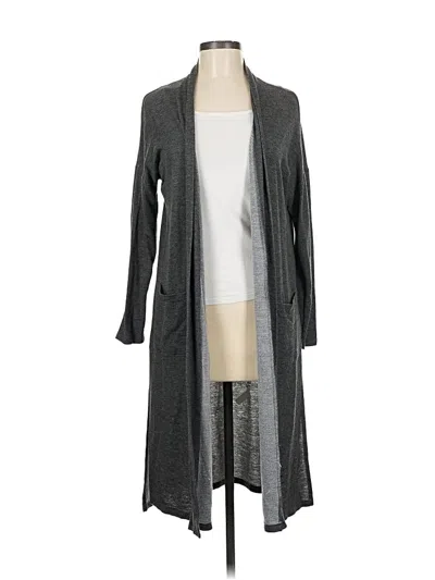 Pre-owned Bobeau Cardigan Sweater In Gray