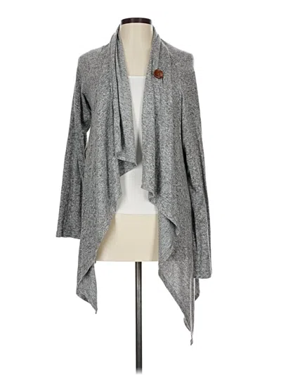 Pre-owned Bobeau Cardigan Sweater In Gray