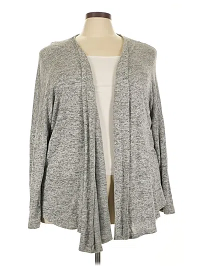 Pre-owned Bobeau Cardigan Sweater In Gray