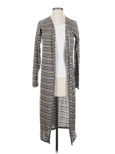 Pre-owned Bobeau Cardigan Sweater In Gray