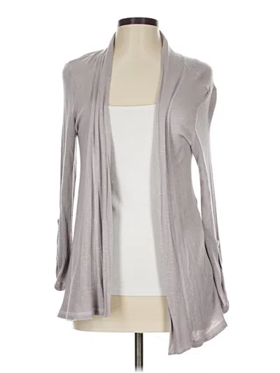 Pre-owned Bobeau Cardigan Sweater In Gray
