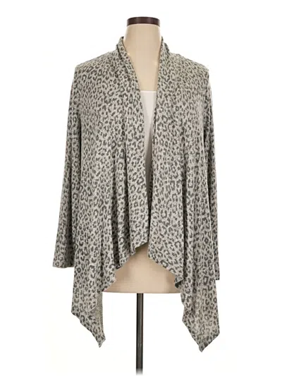 Pre-owned Bobeau Cardigan Sweater In Gray