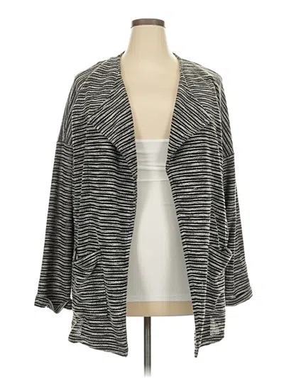 Pre-owned Bobeau Cardigan Sweater In Gray