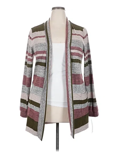 Pre-owned Bobeau Cardigan Sweater In Gray