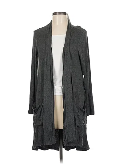 Pre-owned Bobeau Cardigan Sweater In Gray