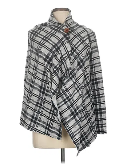 Pre-owned Bobeau Cardigan Sweater In Gray