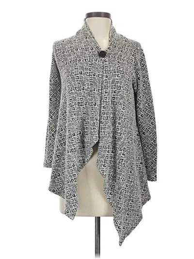 Pre-owned Bobeau Cardigan Sweater In Gray