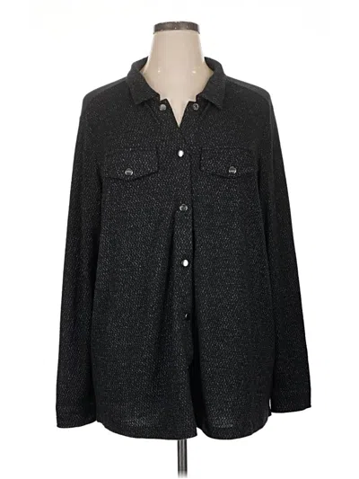 Pre-owned Bobeau Cardigan Sweater In Gray