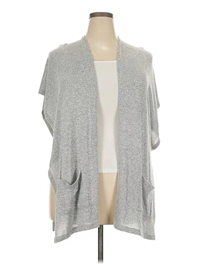 Pre-owned Bobeau Cardigan Sweater In Gray