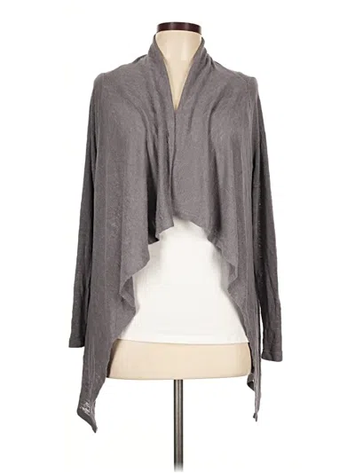 Pre-owned Bobeau Cardigan Sweater In Gray
