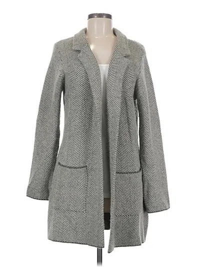 Pre-owned Bobeau Cardigan Sweater In Gray
