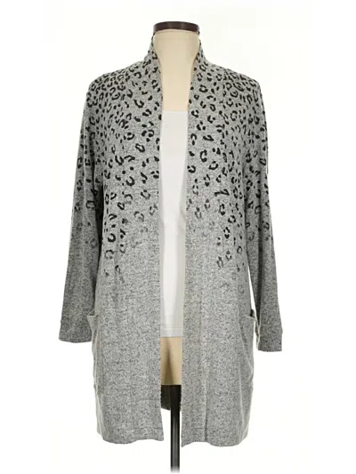 Pre-owned Bobeau Cardigan Sweater In Gray