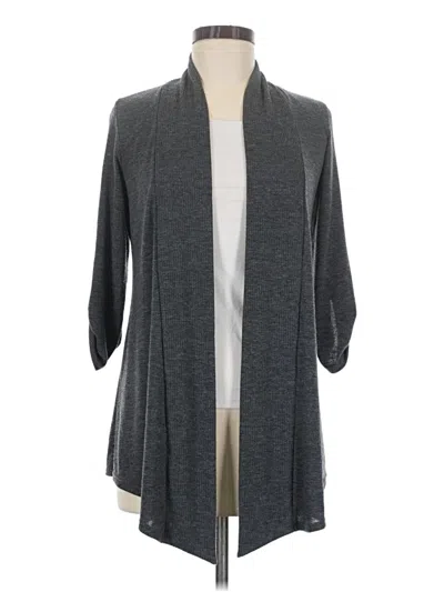 Pre-owned Bobeau Cardigan Sweater In Gray
