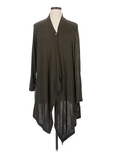 Pre-owned Bobeau Cardigan Sweater In Gray