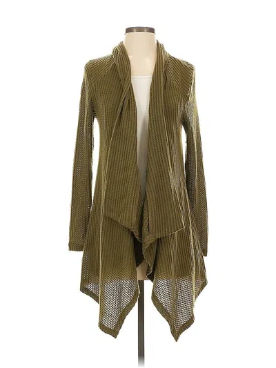 Pre-owned Bobeau Cardigan Sweater In Green