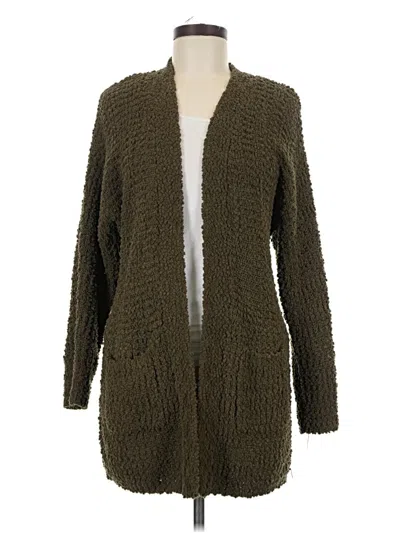 Pre-owned Bobeau Cardigan Sweater In Green
