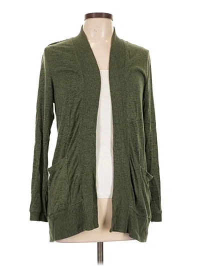 Pre-owned Bobeau Cardigan Sweater In Green