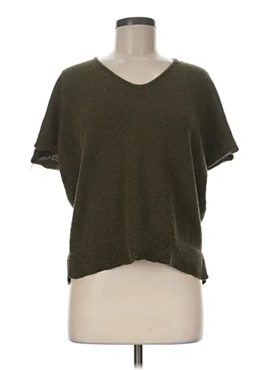 Pre-owned Bobeau Cardigan Sweater In Green