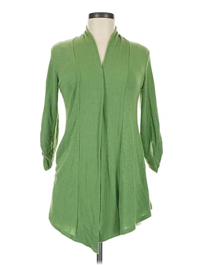 Pre-owned Bobeau Cardigan Sweater In Green