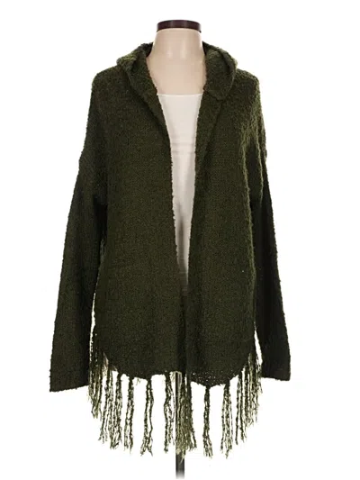 Pre-owned Bobeau Cardigan Sweater In Green
