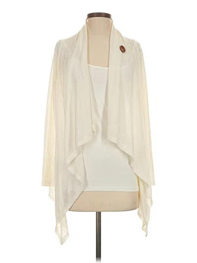 Pre-owned Bobeau Cardigan Sweater In Ivory