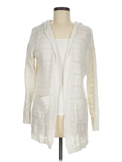 Pre-owned Bobeau Cardigan Sweater In Ivory