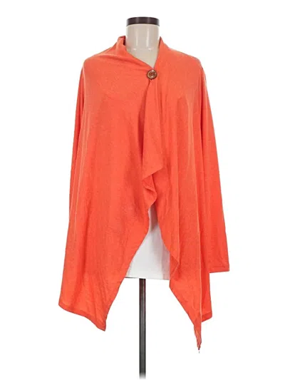 Pre-owned Bobeau Cardigan Sweater In Orange